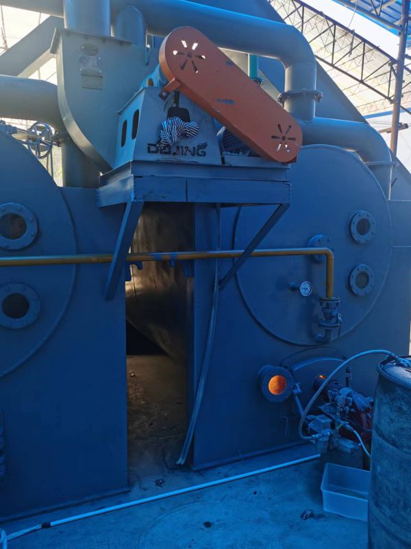 爐膛一體直燒鍋試機現(xiàn)場